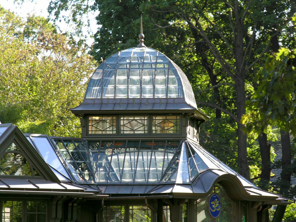 orchid house greenhouse and conservatory | glass dome and skylight