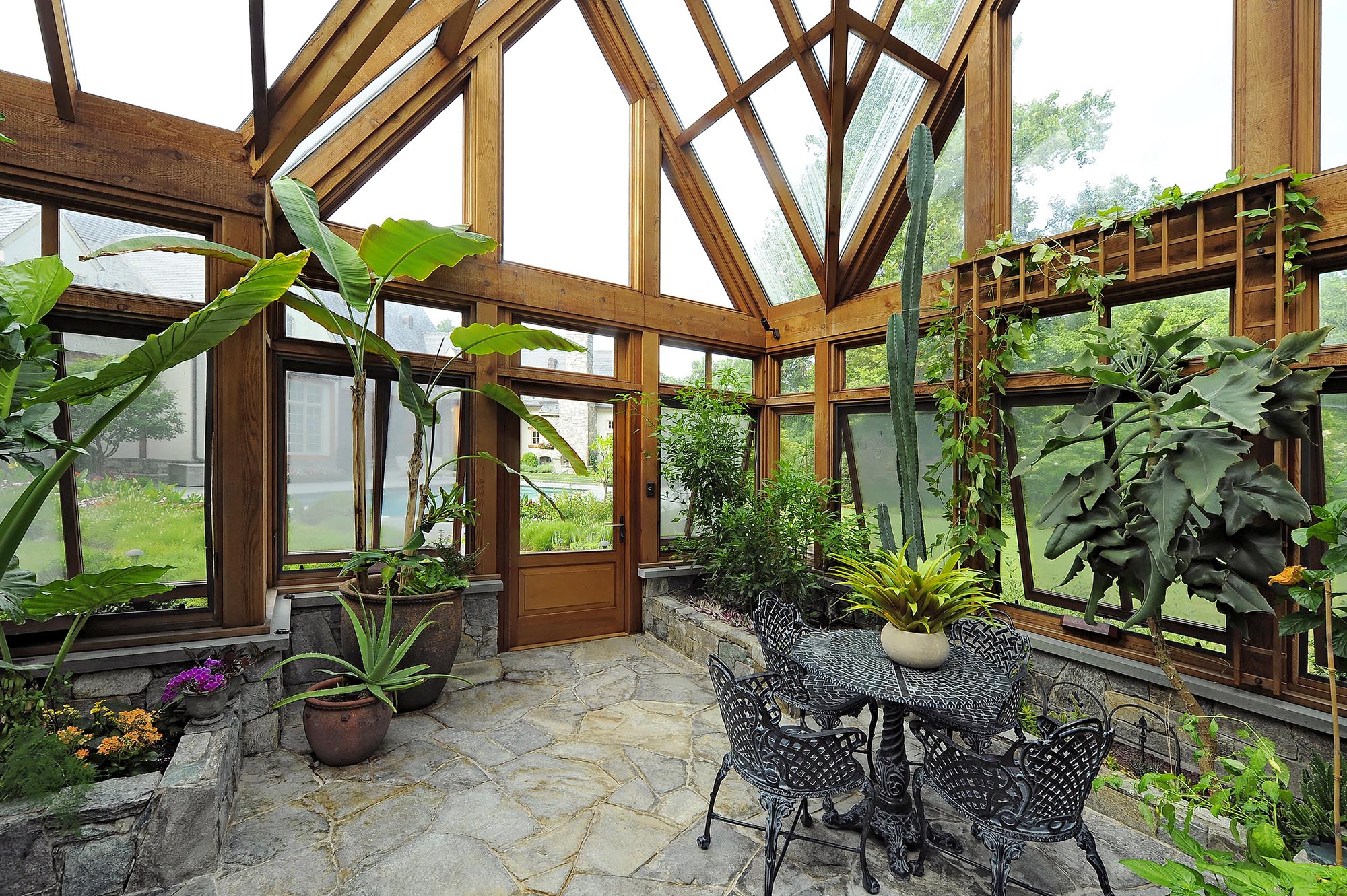 cedar greenhouses | interior greenhouse view