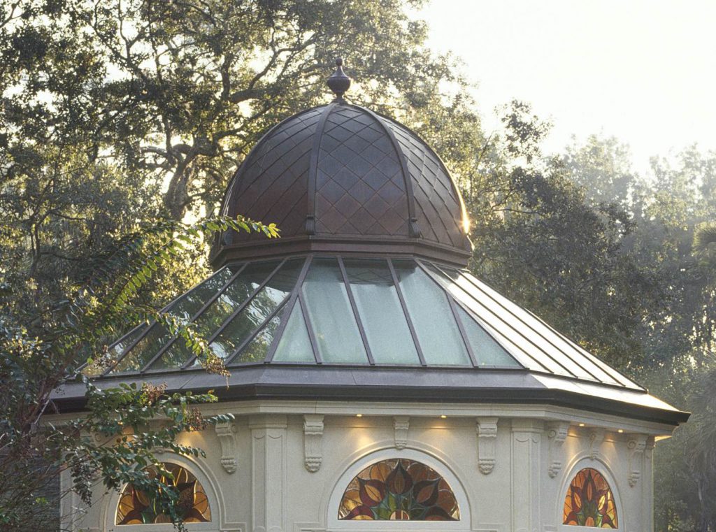 custom glass dome skylights cupolas and lanterns, dome exterior view