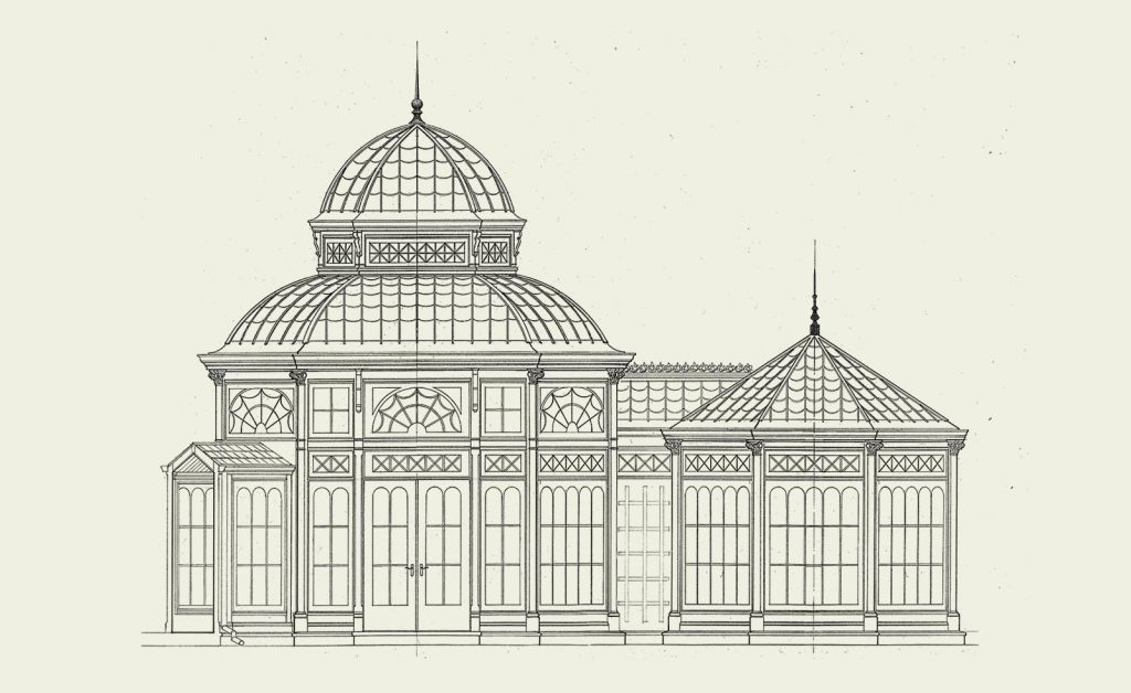 Wintergarden Conservatory Victorian-era Drawing