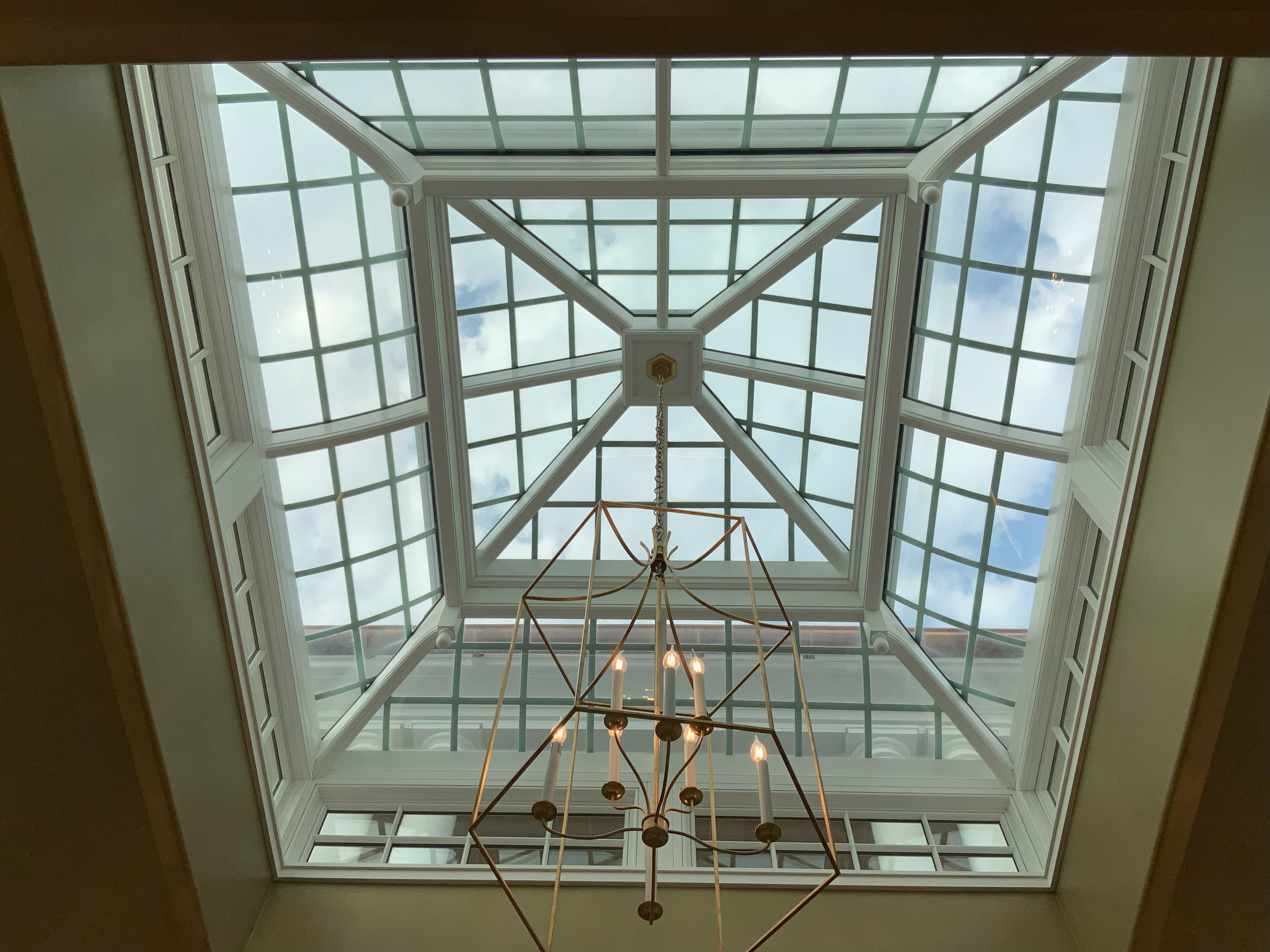 Custom Wood Cupola Interior by Tanglewood Conservatories