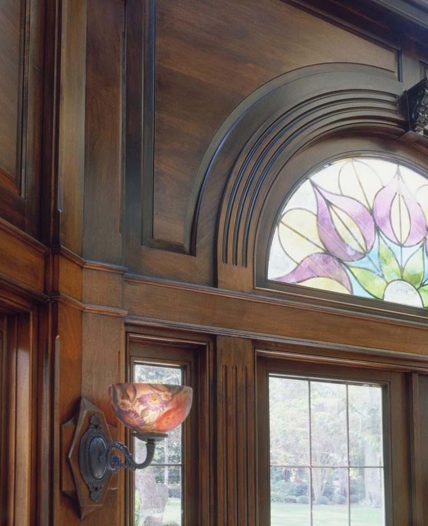 cast stone and copper conservatory | interior glass and stone