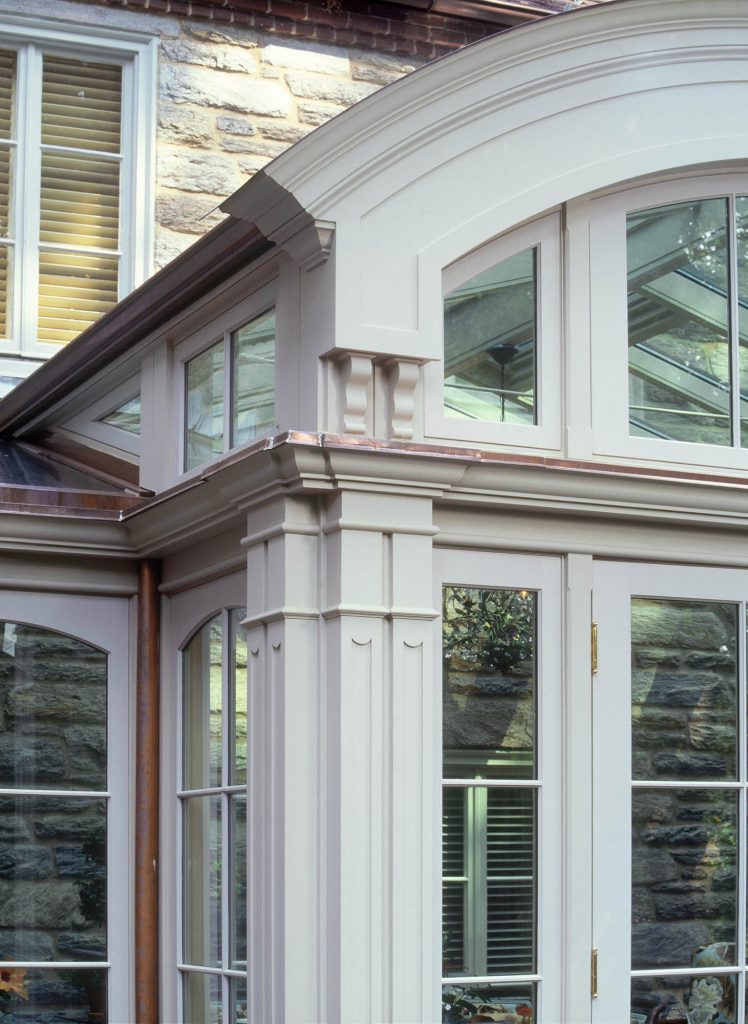 custom stone conservatory |exterior