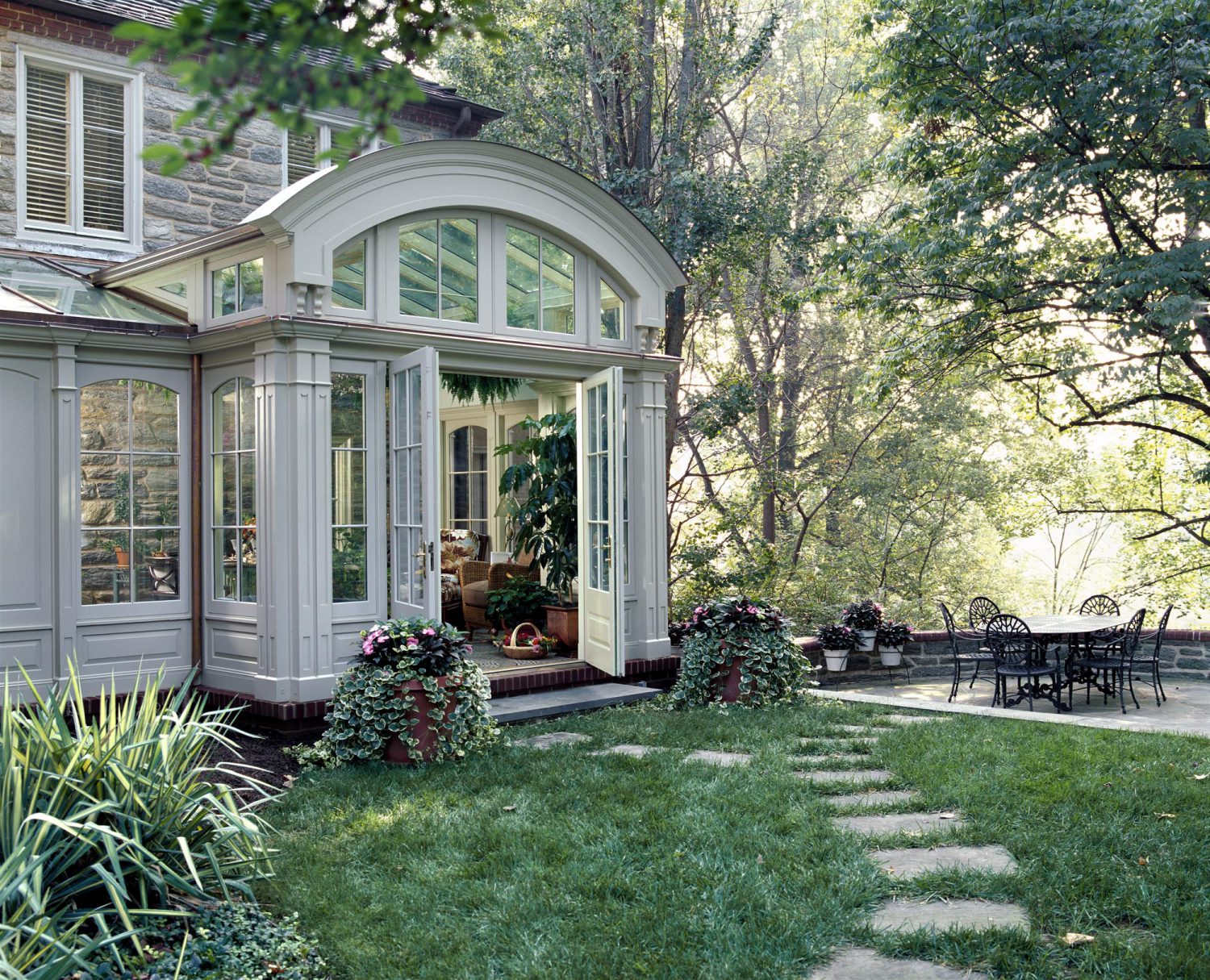 Tanglewood Design: Custom Stone Conservatory