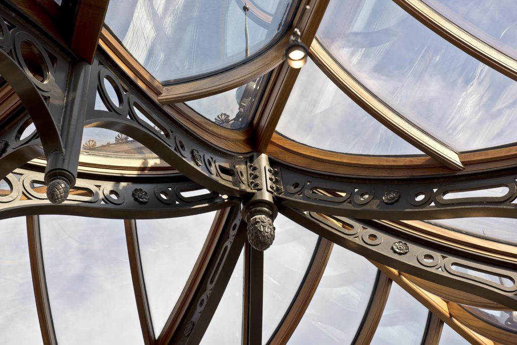 timeless conservatory design | steel roof details