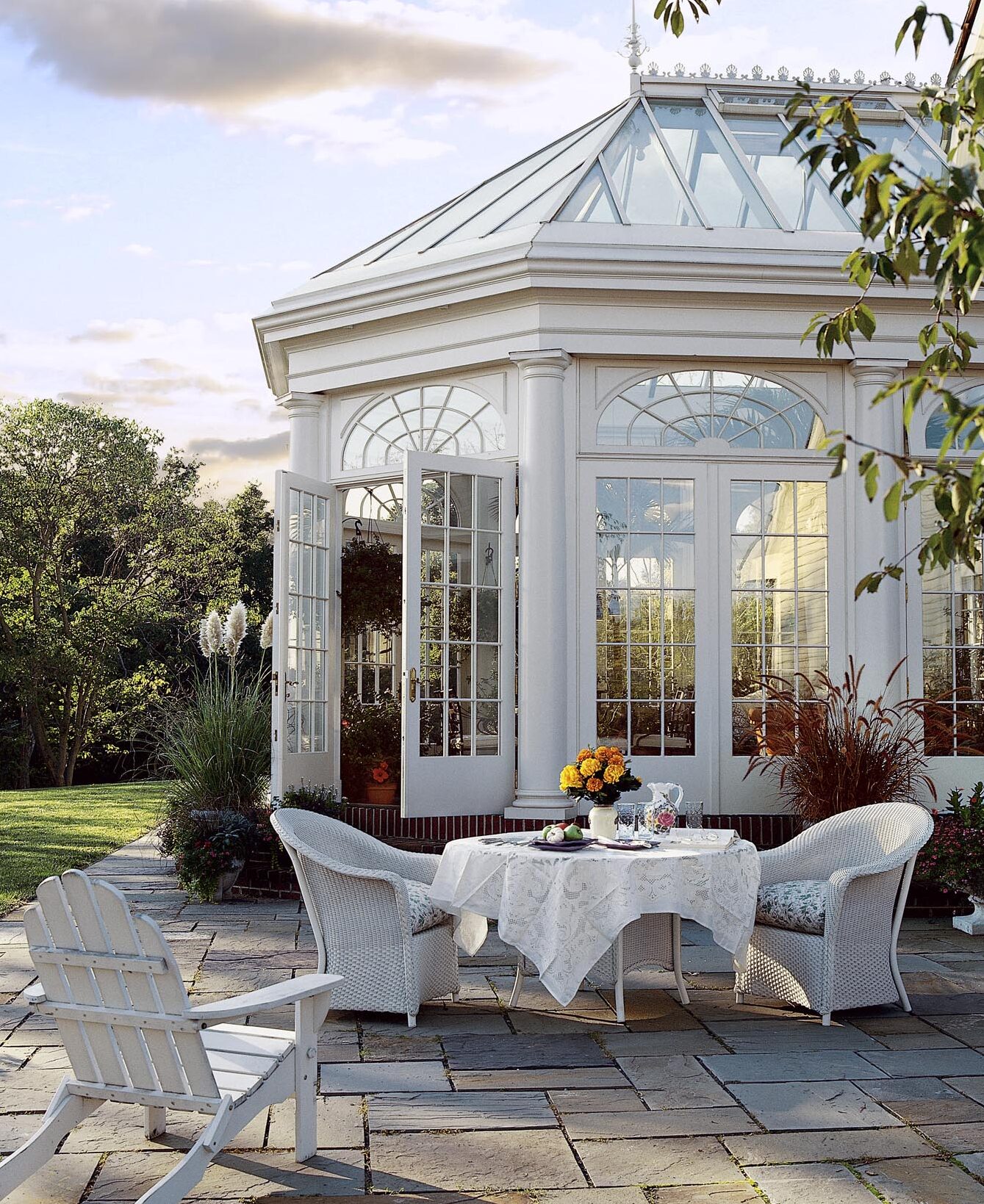 outside conservatory, planning & design a conservatory 
