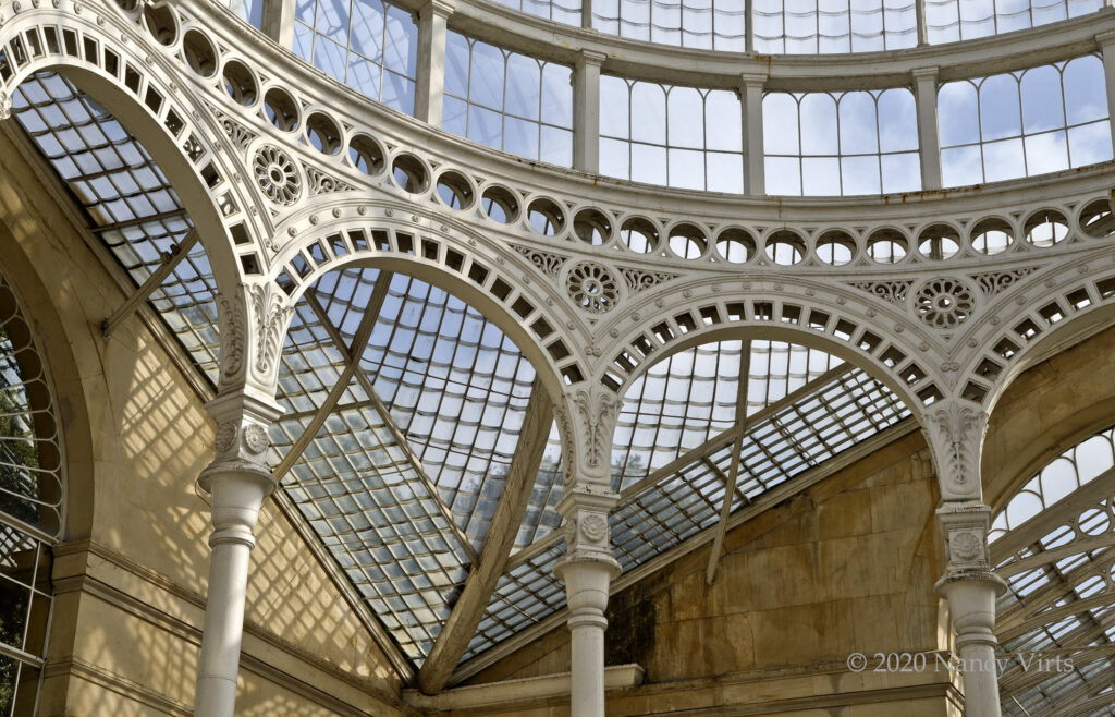 Syon Park Conservatory interior- 1830 - historic conservatories and orangeries
