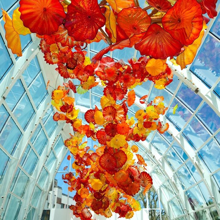 Dale Chihuly glass conservatories