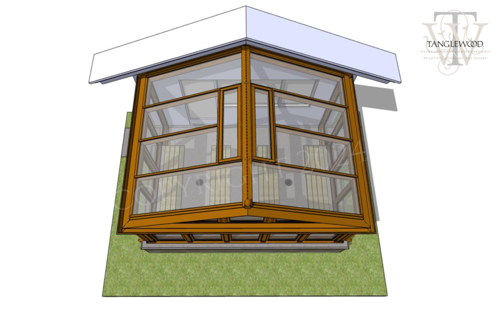 Estate Copper Greenhouse: Rendering 2